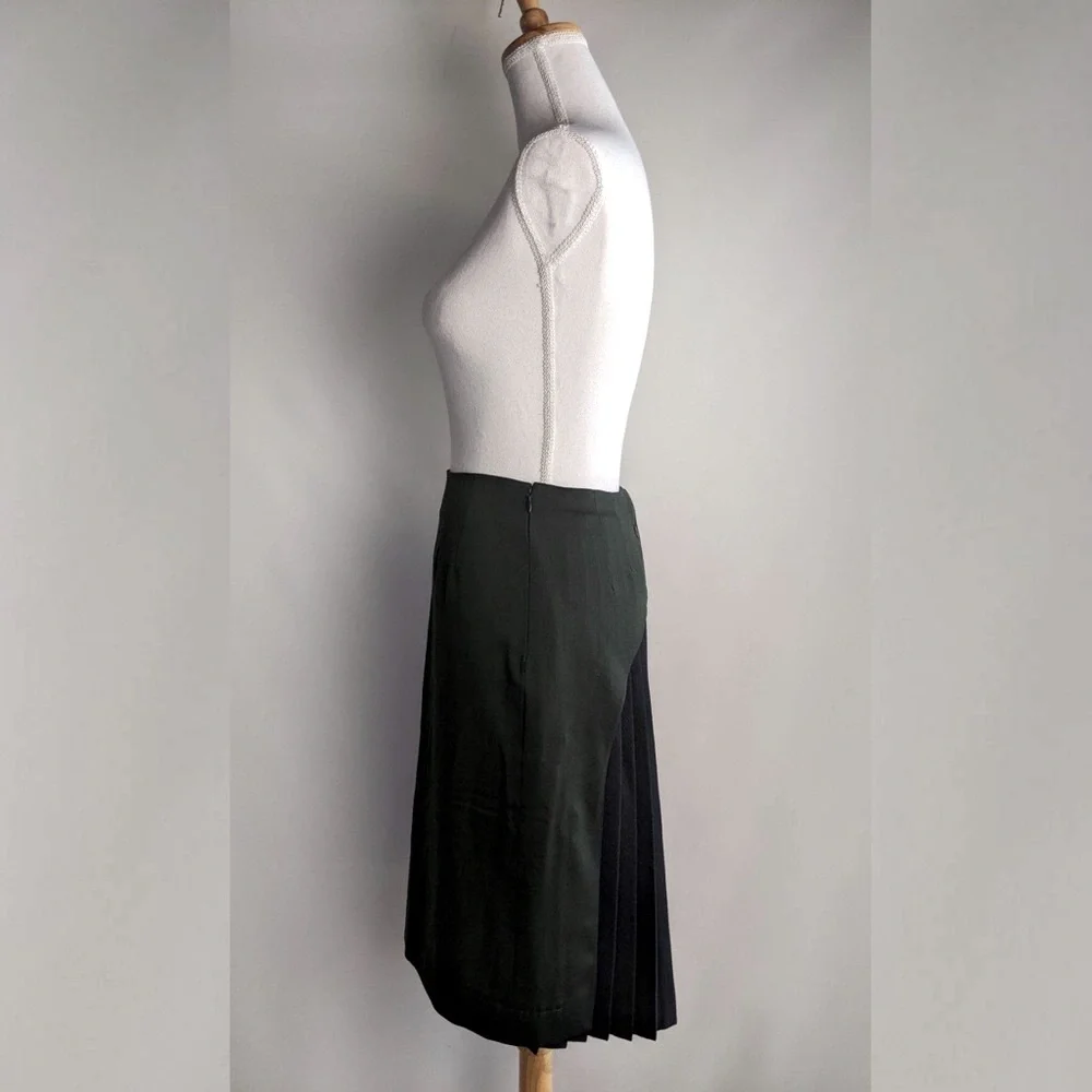 Fendi Pleated Inset A-Line Skirt - sz 40(IT) - Picture 5 of 7